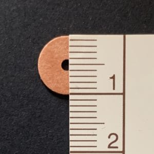 Scheibengelenk Hartpappe 9 mm   /   10 Stück
