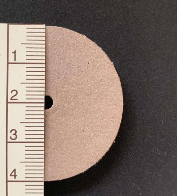 Scheibengelenk Hartpappe 40 mm   /   10 Stück