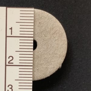 Scheibengelenk Hartpappe 25 mm   /   10 Stück