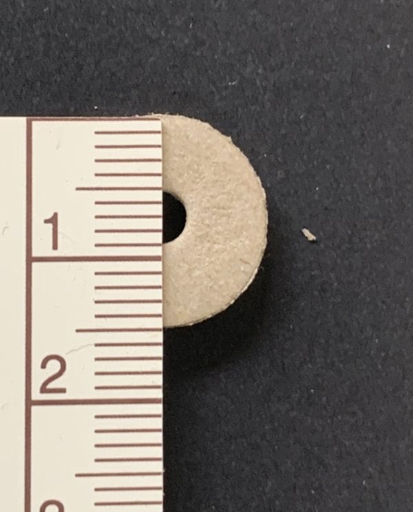 Scheibengelenk Hartpappe 15 mm   /   10 Stück