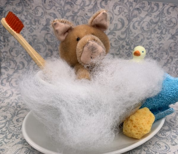 Bärino Schwein "Konrad" inkl. Zubehör – Bild 3