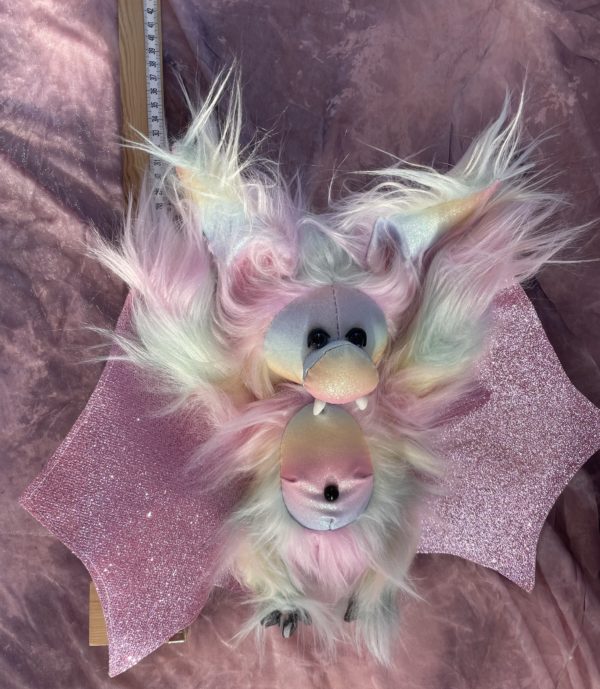 Bärino Fledermaus Asha 32 cm Künstlerbär – Bild 5