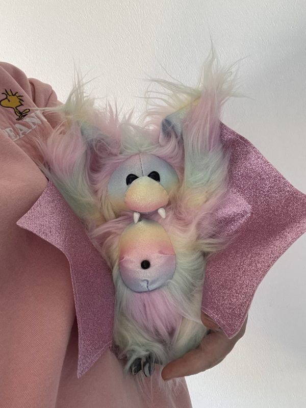 Bärino Fledermaus Asha 32 cm Künstlerbär – Bild 4