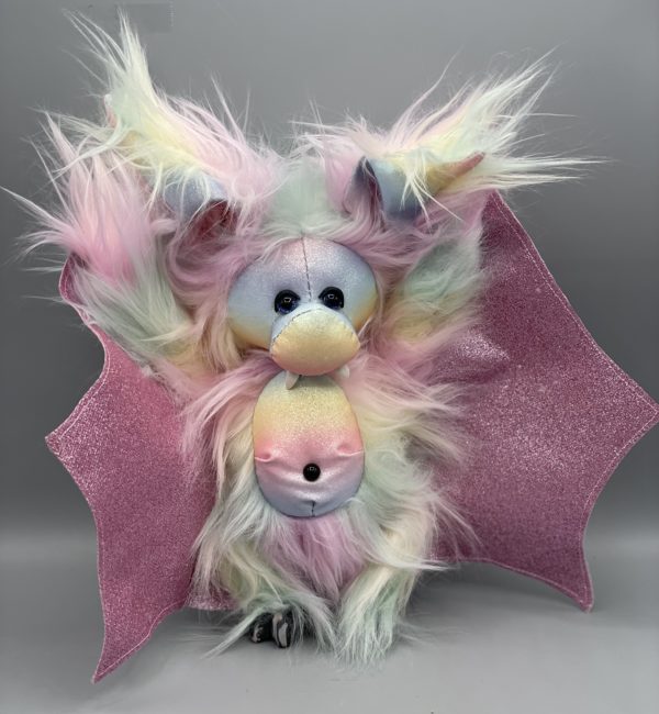 Bärino Fledermaus Asha 32 cm Künstlerbär – Bild 3