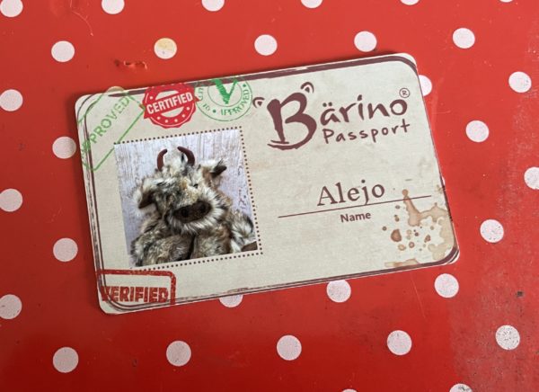 Bärino Stier Alejo 34 cm Künstlerbär – Bild 2