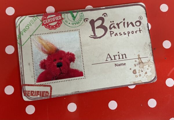 Bärino Bär Arin 8 cm Künstlerbär – Bild 2