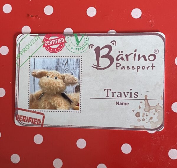 Bärino Drache Travis 10 cm Künstlerbär – Bild 9