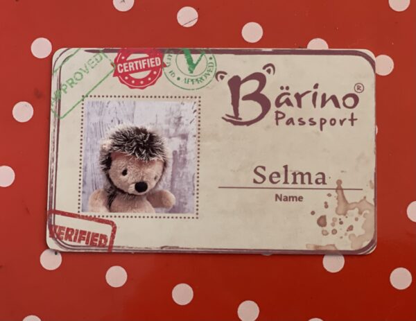 Bärino Igel Selma 18 cm Künstlerbär – Bild 9