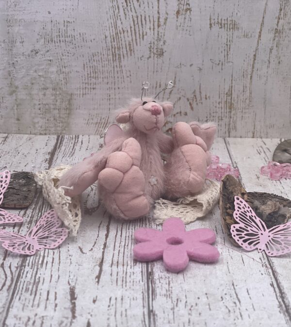 Bärino Schmetterlingbär Ava 9 cm Künstlerbär – Bild 2