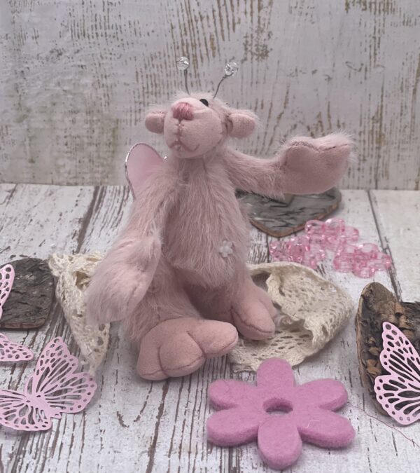 Bärino Schmetterlingbär Ava 9 cm Künstlerbär – Bild 4