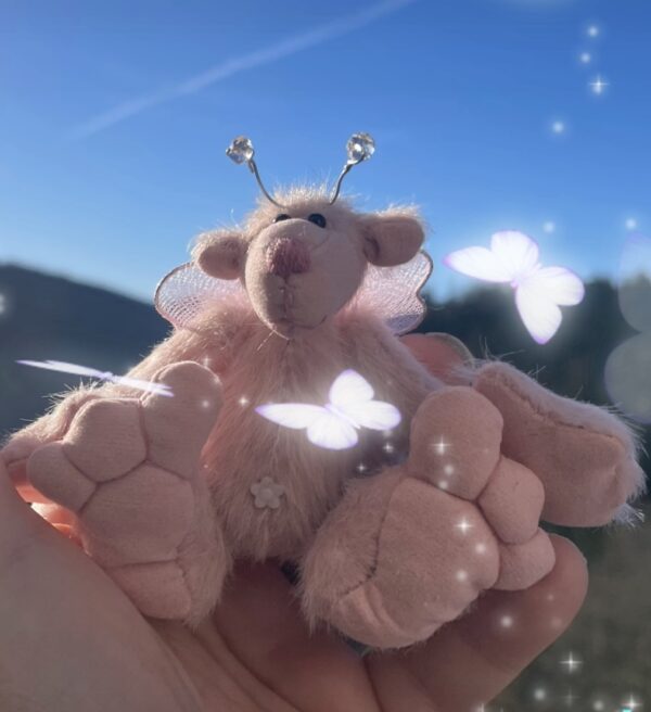 Bärino Schmetterlingbär Ava 9 cm Künstlerbär – Bild 8