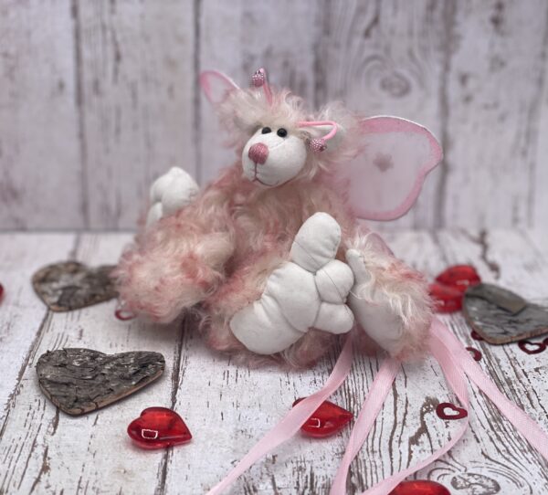 Bärino Schmetterlingbär Rosanna 13cm Künstlerbär – Bild 5