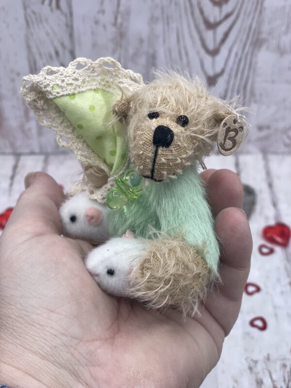 Bärino Bär Tamsin 9 cm Künstlerbär – Bild 3