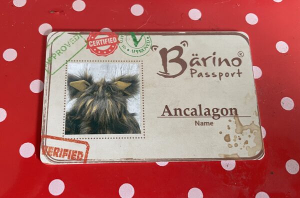 Bärino Drache Ancalagon 30 cm Künstlerbär – Bild 9