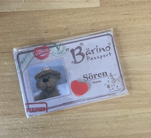 Bärino Bär Sören 9 cm Künstlerbär – Bild 7