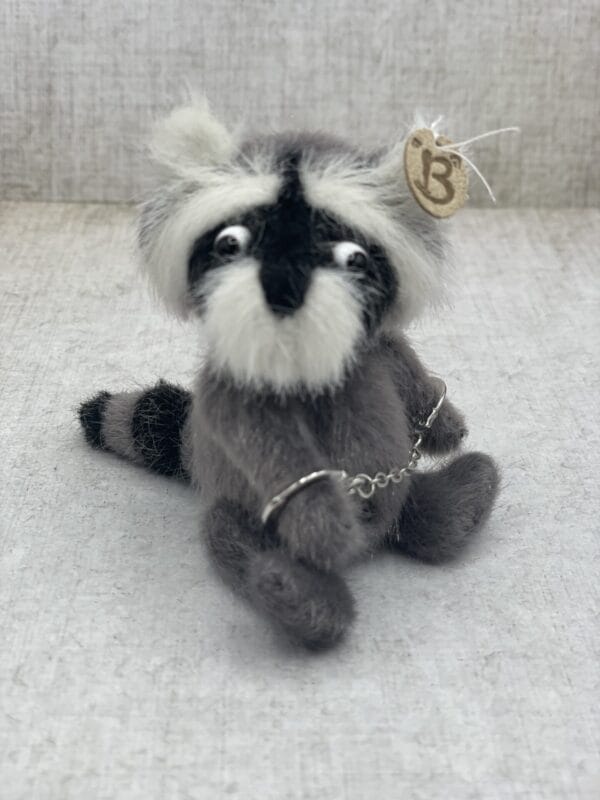 Bärino Waschbär Diego 10 cm Künstlerbär – Bild 6