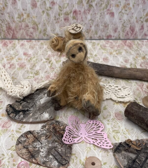 Bärino Schwein Radek 9 cm Künstlerbär – Bild 2