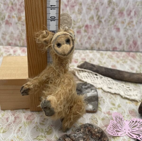 Bärino Schwein Radek 9 cm Künstlerbär – Bild 4