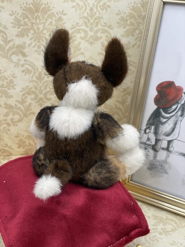 Bärino Corgi Bronko 12 cm Künstlerbär mit Decke – Bild 6