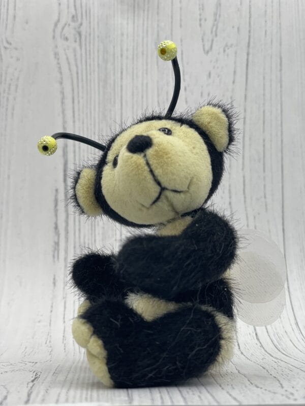 Bärino Biene Beebsy mit Honigtopf 9  cm Künstlerbär – Bild 4