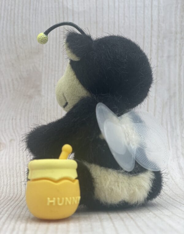 Bärino Biene Beebsy mit Honigtopf 9  cm Künstlerbär – Bild 10