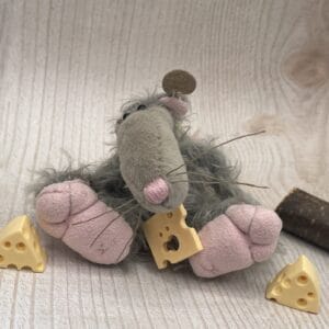 Bärino Ratte Devis 9 cm Künstlerbär