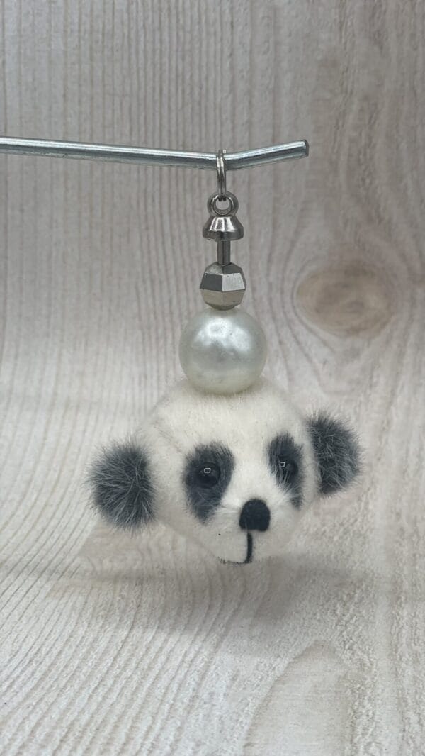 Bärino  Taschenbaumler Panda 10  cm Künstlerbär – Bild 3