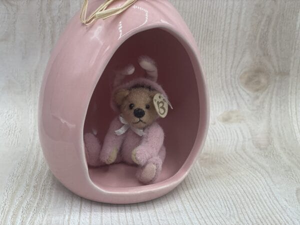 Bärino  Hasenbär 7  cm Künstlerbär – Bild 3