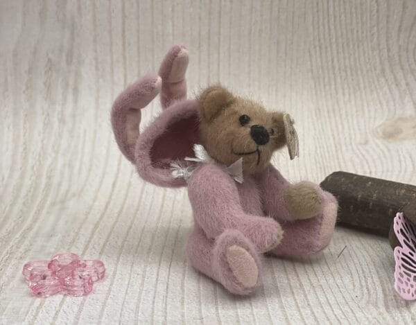 Bärino  Hasenbär 7  cm Künstlerbär – Bild 8