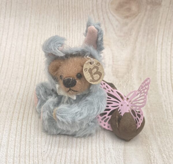 Bärino  Hasenbär 7  cm Künstlerbär – Bild 6