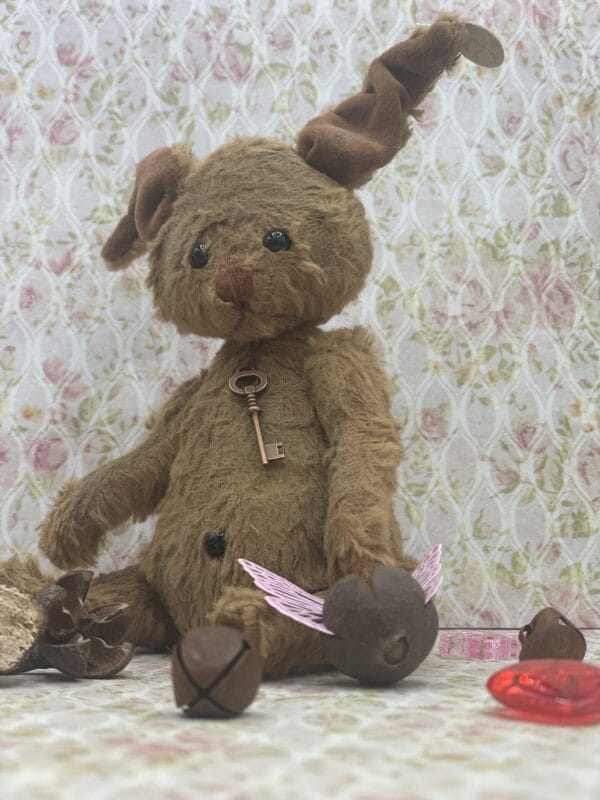 Bärino  Hase Henry 16  cm Künstlerbär – Bild 3