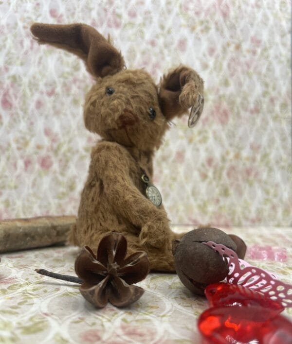 Bärino  Hase Albert 12  cm Künstlerbär – Bild 4