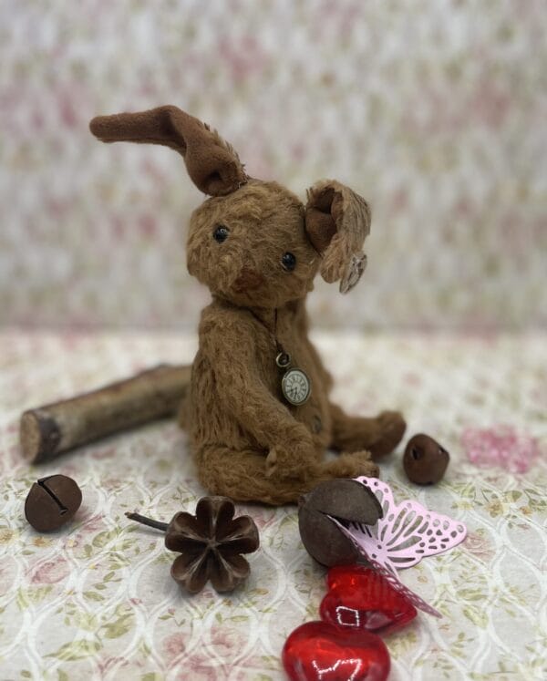 Bärino  Hase Albert 12  cm Künstlerbär – Bild 5