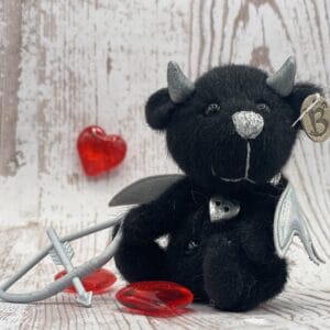 Bärino  Teufelchen Diabolus 9  cm Künstlerbär