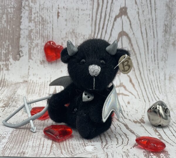 Bärino  Teufelchen Diabolus 9  cm Künstlerbär