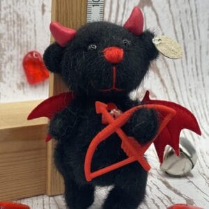 Bärino  Teufelchen Diabolo 9  cm Künstlerbär