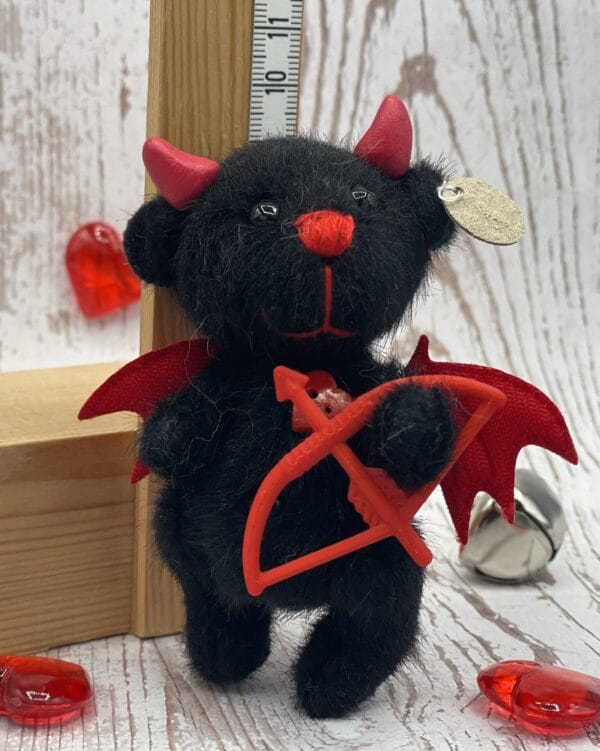 Bärino  Teufelchen Diabolo 9  cm Künstlerbär – Bild 2