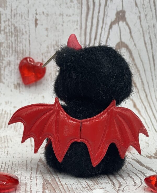 Bärino  Teufelchen Diabolo 9  cm Künstlerbär – Bild 6