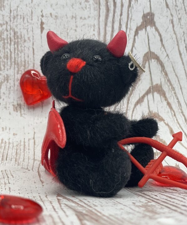 Bärino  Teufelchen Diabolo 9  cm Künstlerbär – Bild 7