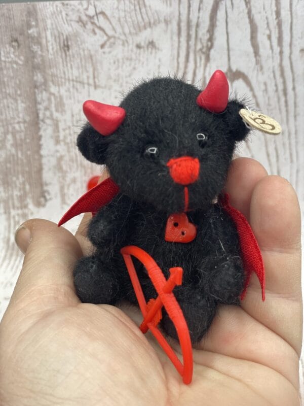 Bärino  Teufelchen Diabolo 9  cm Künstlerbär – Bild 9