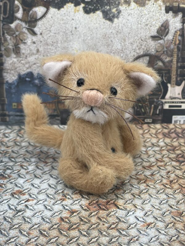 Bärino. Katze Tabby 10  cm Künstlerbär