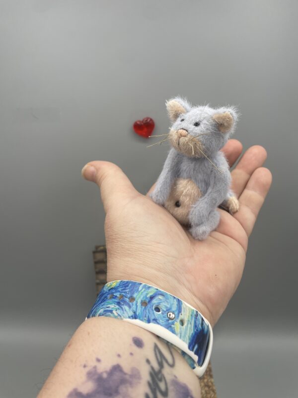 Bärino. Katze Kitty 13  cm Künstlerbär – Bild 8