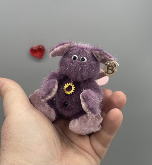 Bärino Drache Almina 10   cm Künstlerbär – Bild 2