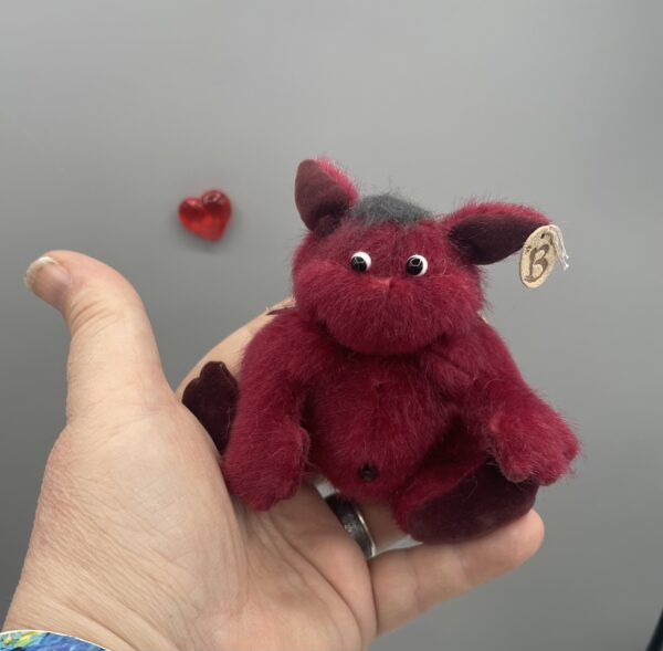 Bärino Drache Zala 10   cm Künstlerbär – Bild 3