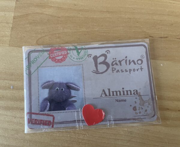 Bärino Drache Almina 10   cm Künstlerbär – Bild 7