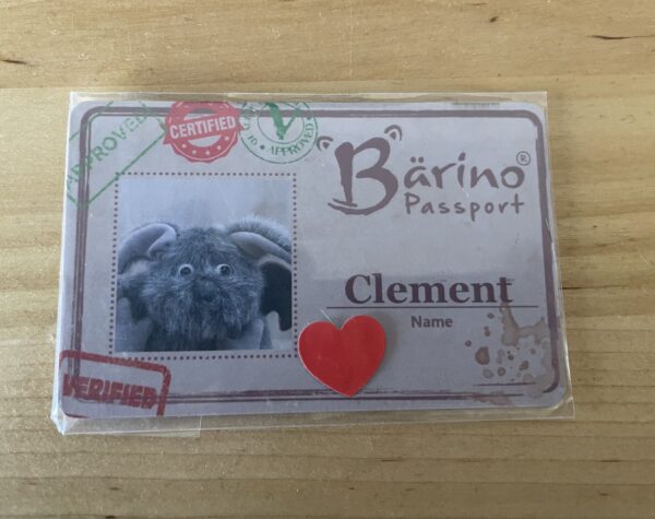 Bärino Wasserspeier / Gargoyle Clement 12  cm Künstlerbär – Bild 9