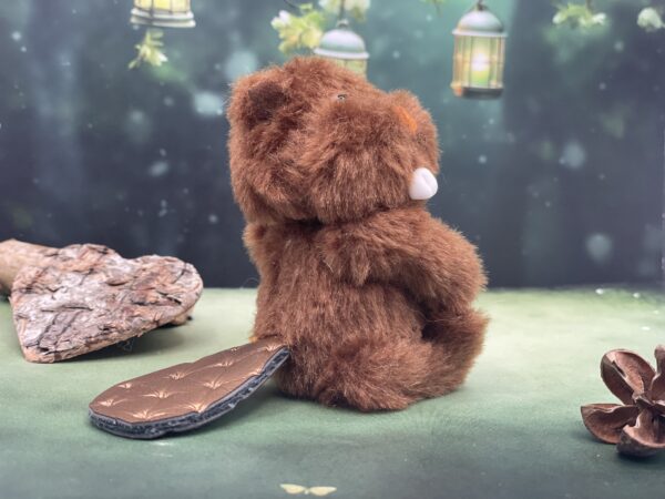 Bärino Biber Jack 9 cm Künstlerbär – Bild 3