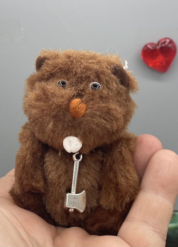 Bärino Biber Jack 9 cm Künstlerbär – Bild 7