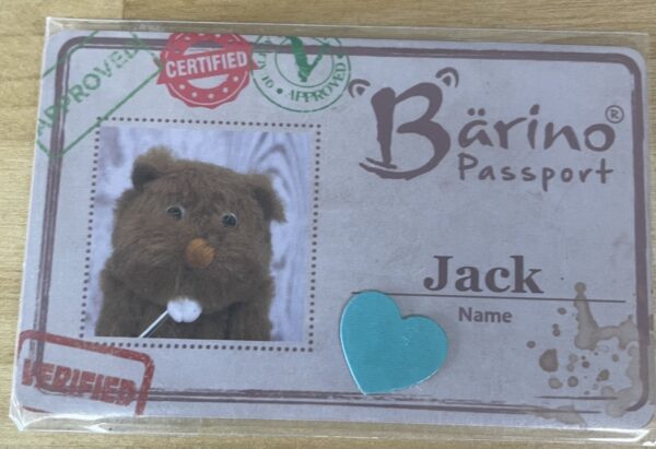 Bärino Biber Jack 9 cm Künstlerbär – Bild 9