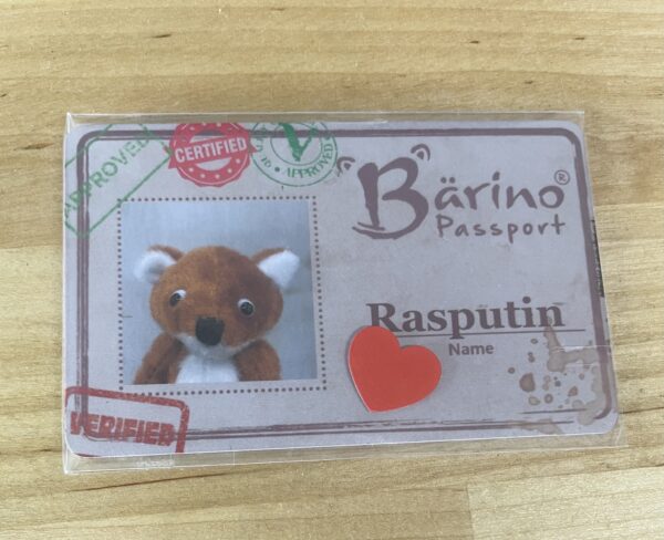 Bärino Fuchs Rasputin 9 cm Künstlerbär – Bild 11